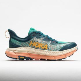 HOKA Mafate Speed 4 Women's Trail Running Shoes Deep Teal/Water Garden Size 9.5 Width B - Medium
