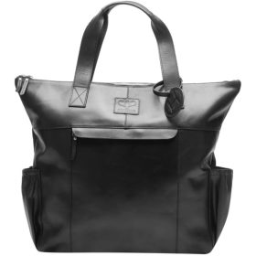 Hildebrand Leather Tennis Tote Bag (Black)