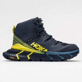 Hoka One One Tennine Hike GTX Women's Hiking Shoes Ombre Blue/Green Sheen Size 9.5 Width B - Medium