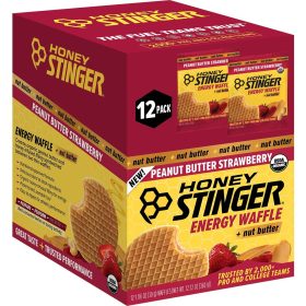 Honey Stinger Stinger Waffle - 12-Pack Peanut Butter Strawberry, One Size