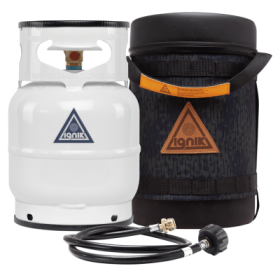 Ignik Gas Growler Deluxe Refillable Propane Tank Kit with Adaptor - Arctic Camo