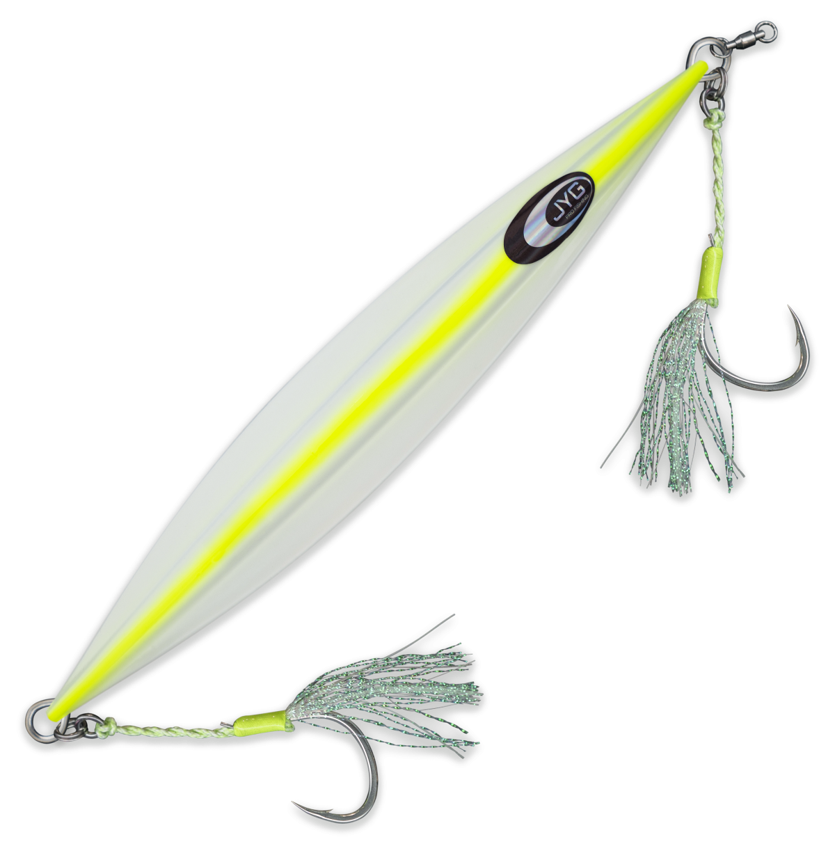 JYG PRO Fishing Deep Slow Pitch Jig - Yellow - 300 g