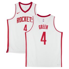 Jalen Green Houston Rockets Autographed Nike White Association Swingman Jersey