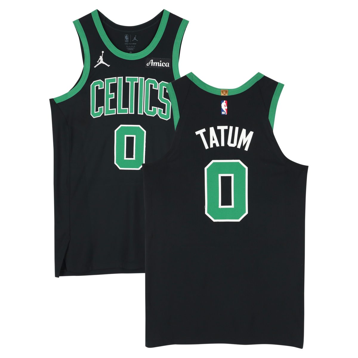Jayson Tatum Boston Celtics Game-Used #0 Black Jordan Brand Jersey vs. Orlando Magic on April 29, 2025 - Round 1 Game 5 - Size 48+4