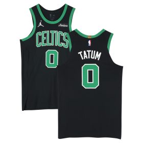 Jayson Tatum Boston Celtics Game-Used #0 Black Jordan Brand Jersey vs. Orlando Magic on April 29, 2025 - Round 1 Game 5 - Size 48+4