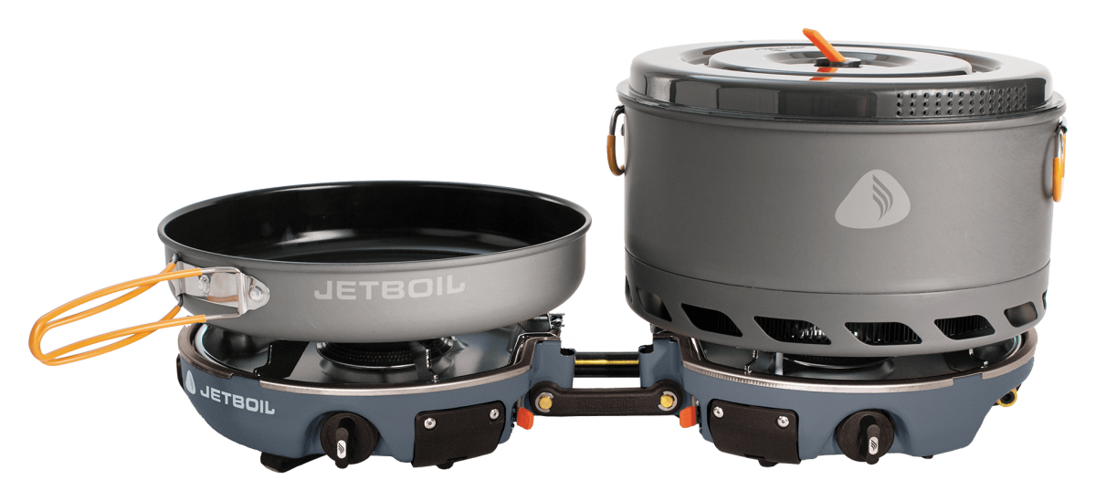 Jetboil Genesis 2-Burner Backpacking Stove Cooking System - Grey