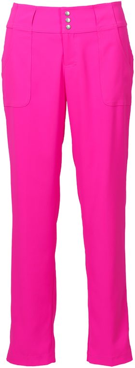 JoFit Womens Belted Cropped Golf Pant - Pink, Size: 2