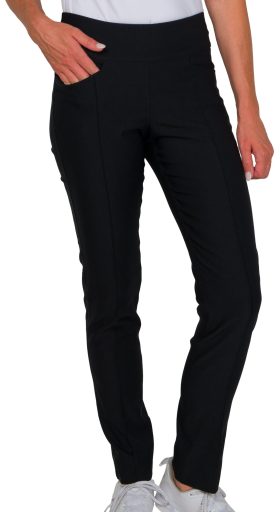 JoFit Womens Full Length Slimmer Golf Pants - Black, Size: X-Large