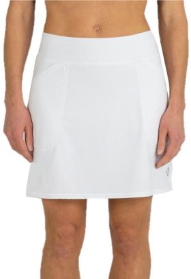 JoFit Womens Mina 17 Inch Golf Skort - White, Size: Small