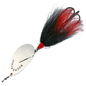 Joe Bucher Outdoors Buchertail 700 Series Spinner - Black/Red/Nickel