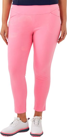 Lilly Pulitzer Womens UPF 50+ Luxletic 28 Inch Corso Golf Pants - Pink, Size: 16