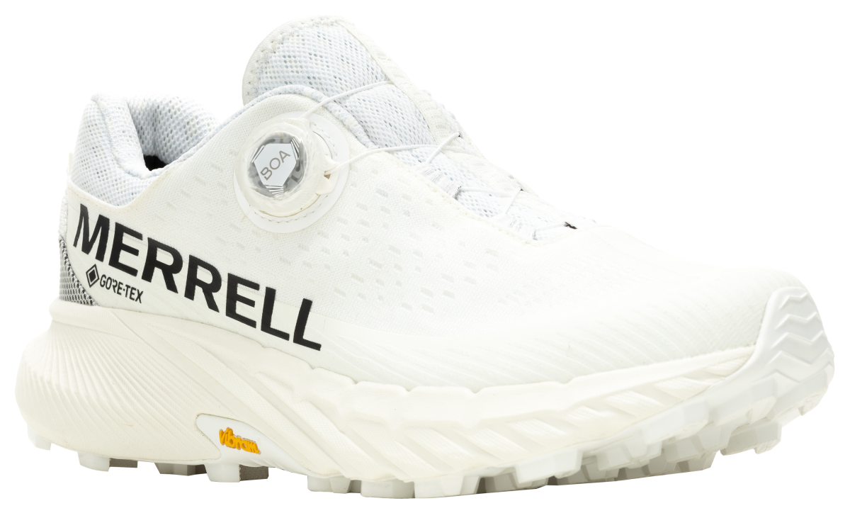 Merrell Agility Peak 5 BOA GORE-TEX Trail Running Shoes for Men - White - 8M