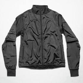 Mizuno Breath Thermo Full Zip Jacket Men's Running Apparel Black, Size Small