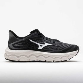 Mizuno Wave Horizon 8 Men's Running Shoes Black/White Size 10.5 Width EE - Wide
