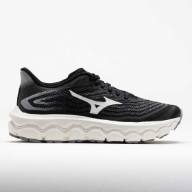 Mizuno Wave Horizon 8 Women's Running Shoes Black/White Size 8.5 Width D - Wide