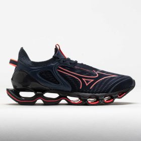 Mizuno Wave Prophecy 14 Women's Running Shoes Odyssey Grey/Striking Coral Size 9.5 Width B - Medium