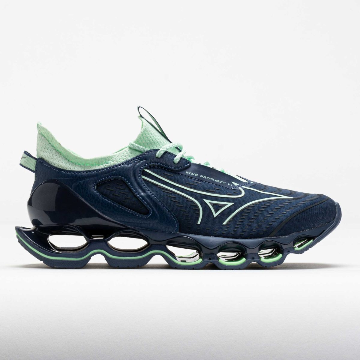 Mizuno Wave Prophecy 14 Women's Running Shoes Vintage Indigo/Bay Size 7 Width B - Medium
