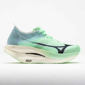 Mizuno Wave Rebellion Pro 3 Unisex Neo Mint/Black Running Shoes Size Men's 9.5 / Women's 11 Width Medium