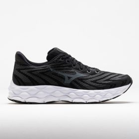 Mizuno Wave Sky 8 Men's Running Shoes Black/Metallic Grey Size 9.5 Width D - Medium