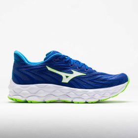 Mizuno Wave Sky 8 Men's Running Shoes Reflex Blue C/White Size 9.5 Width D - Medium