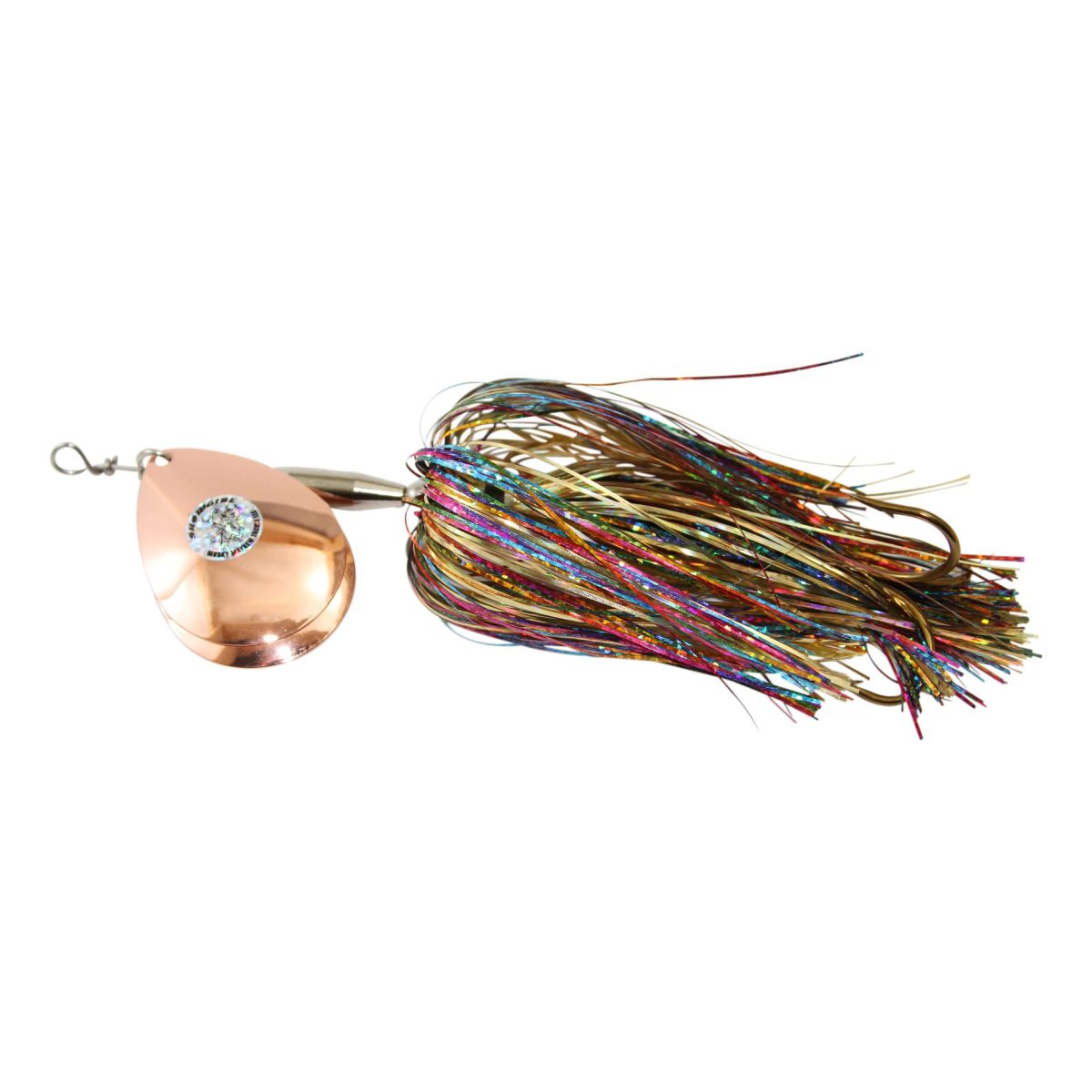 Musky Mayhem Tackle Double Showgirl Spinner - 7-1/2'' - Copper Rainbow