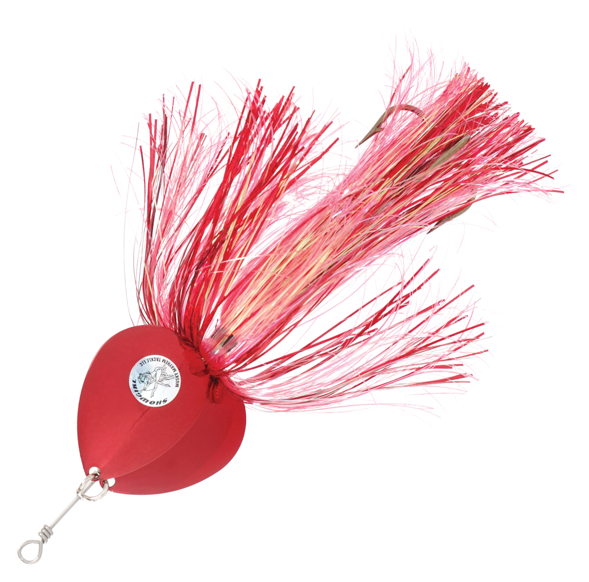 Musky Mayhem Tackle Double Showgirl Spinner - 7-1/2'' - Red/Red