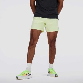 New Balance RC Short 5" Men's Running Apparel Limelight, Size Large