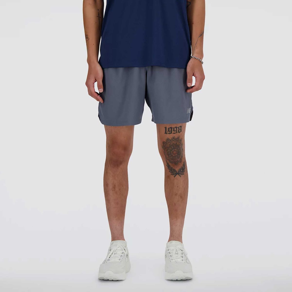 New Balance RC Short 7" Men's Running Apparel Graphite, Size Small