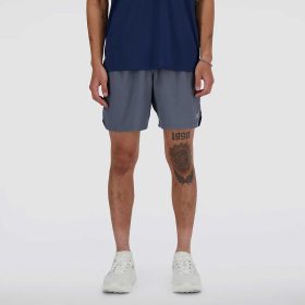 New Balance RC Short 7" Men's Running Apparel Graphite, Size Small