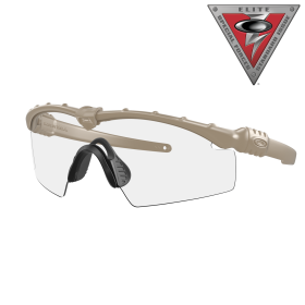 Oakley SI Ballistic M Frame 3.0 OO9146 Sunglasses - SI Dark Bone/Clear - Large