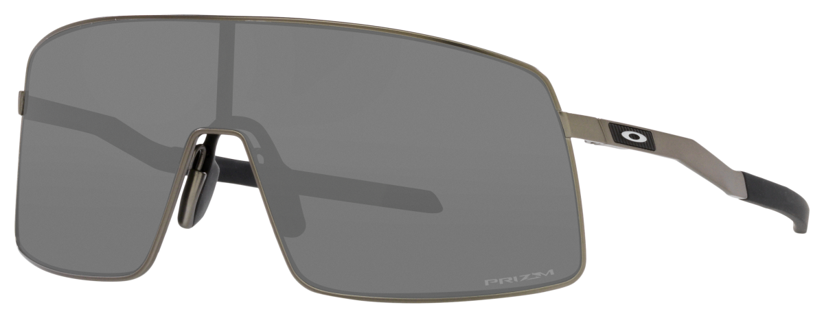 Oakley Sutro TI OO6013 Prizm Grey Sunglasses - Matte Gunmetal/Prizm Black - Medium