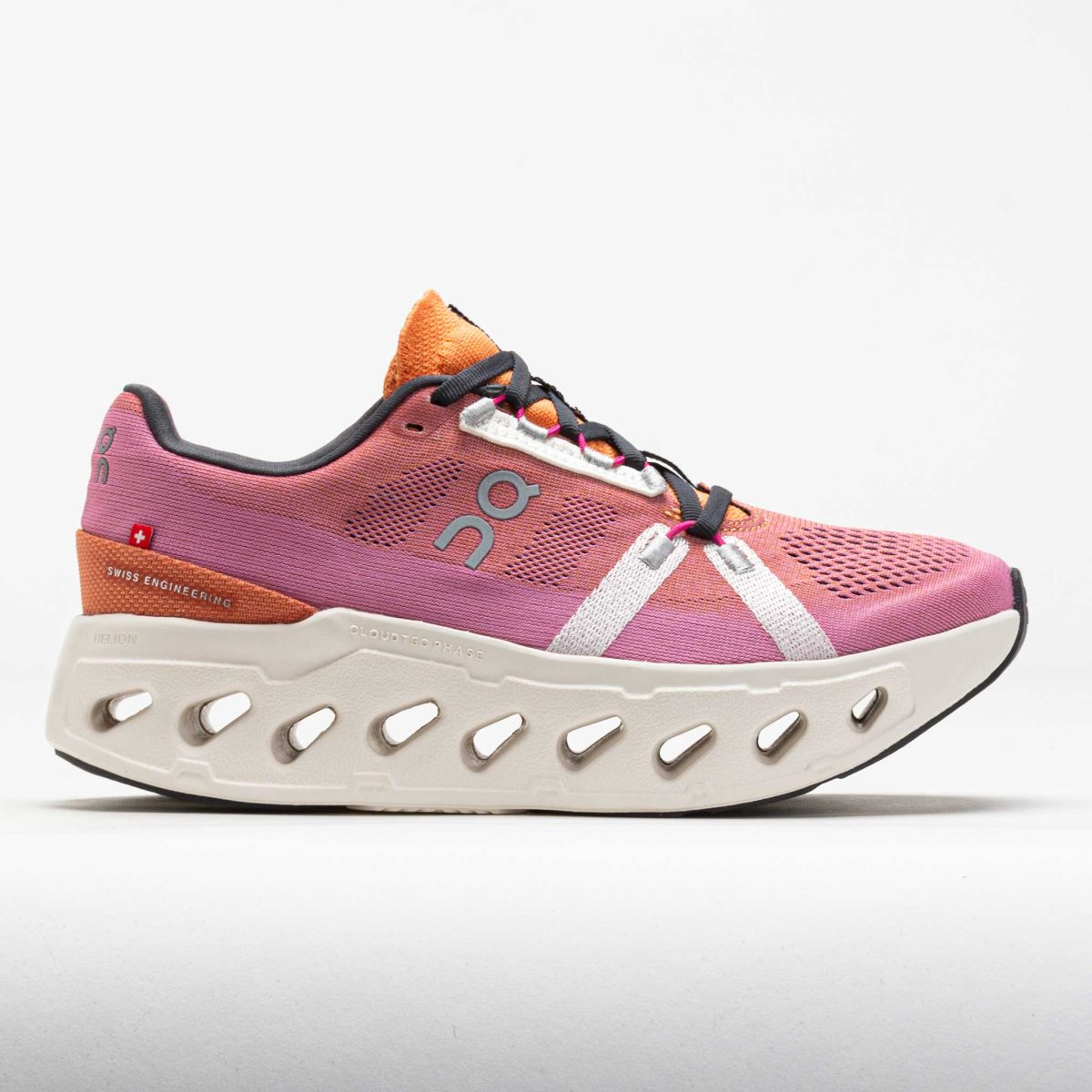 On Cloudeclipse Women's Running Shoes Tangerine/Ivory Size 9.5 Width B - Medium