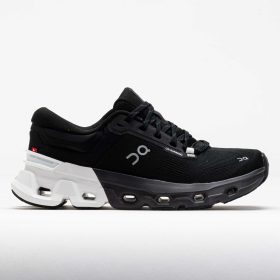 On Cloudflyer 5 Men's Running Shoes Black/White Size 9.5 Width D - Medium