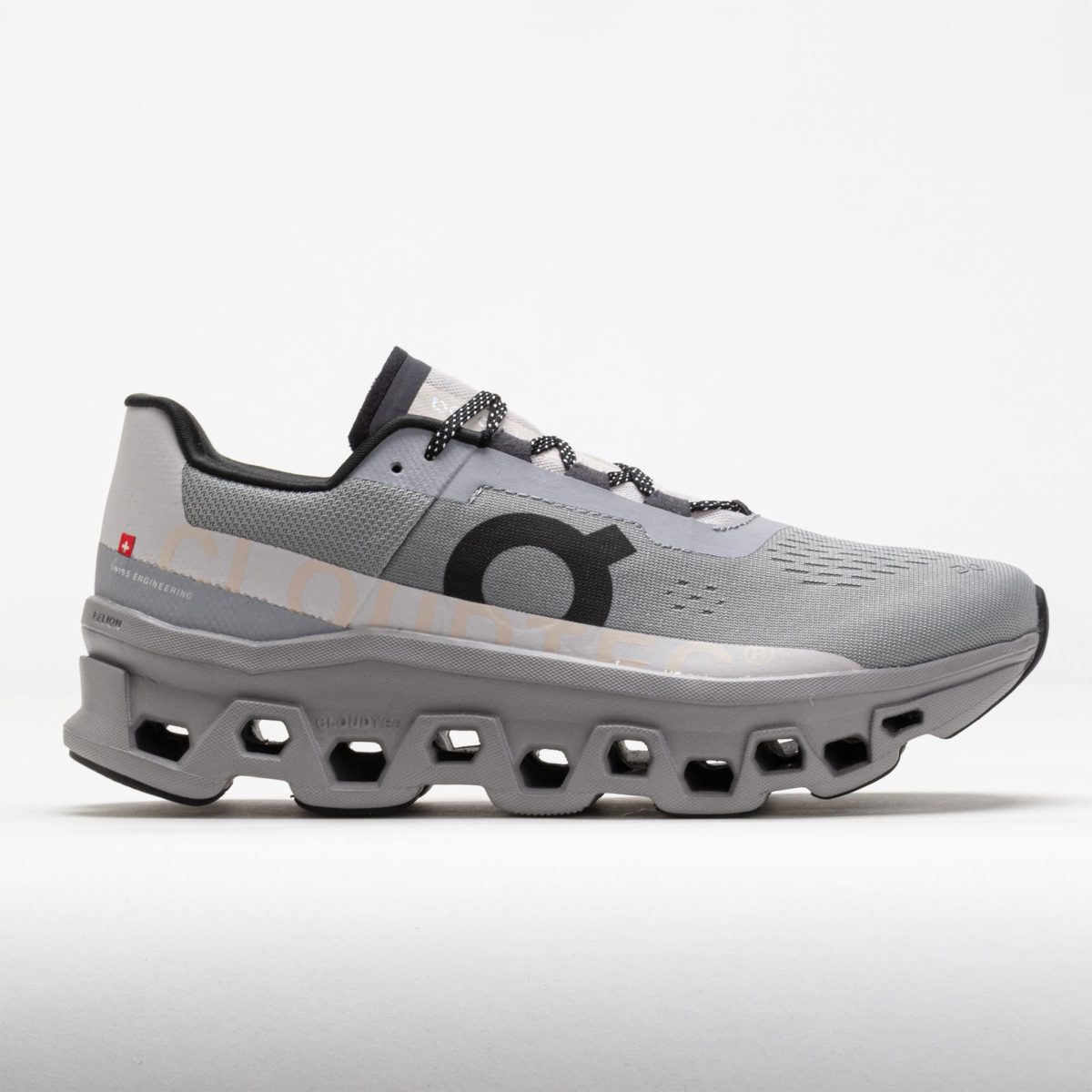 On Cloudmonster Men's Running Shoes Alloy/Silver Size 11 Width D - Medium