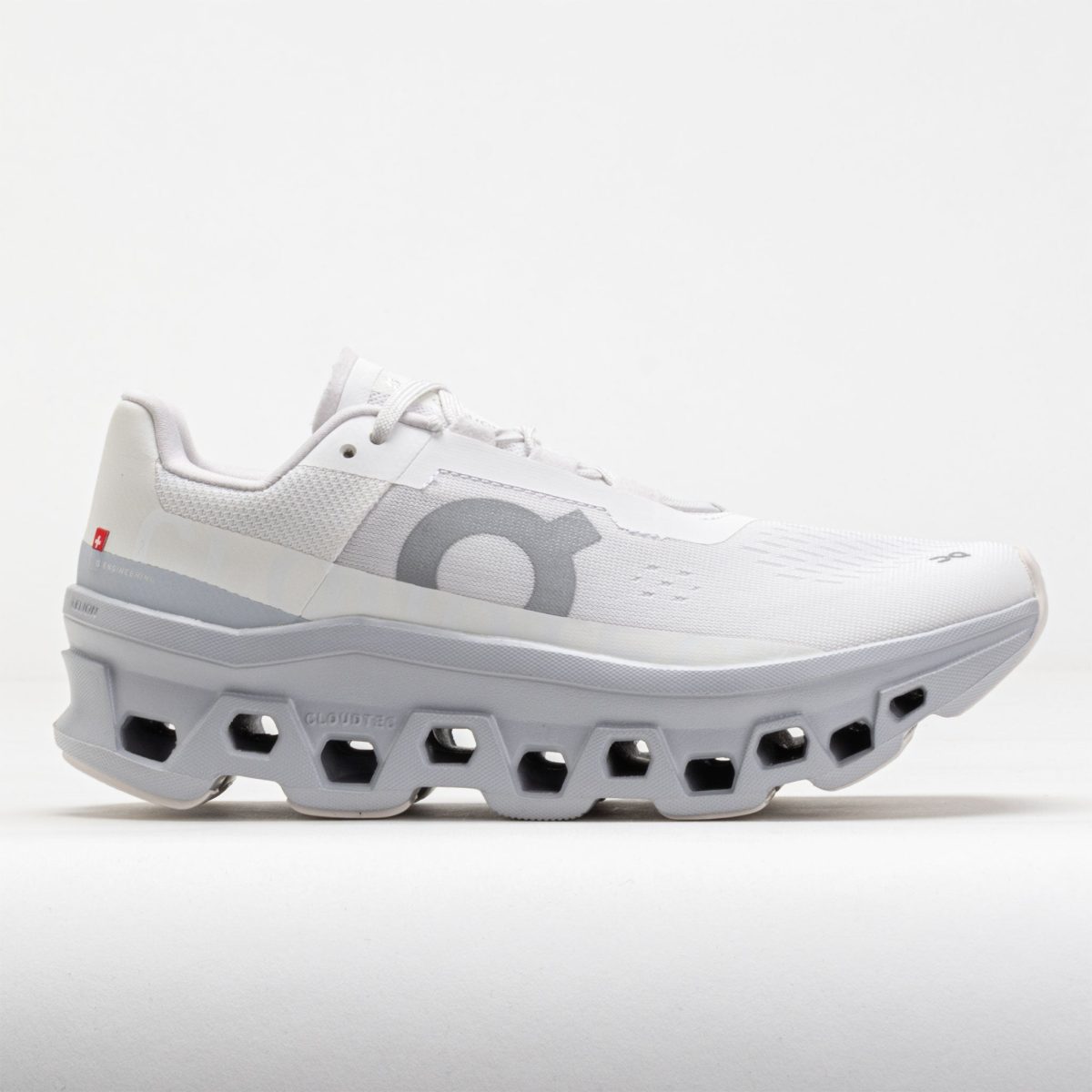 On Cloudmonster Women's Running Shoes White/Glacier Size 9 Width B - Medium