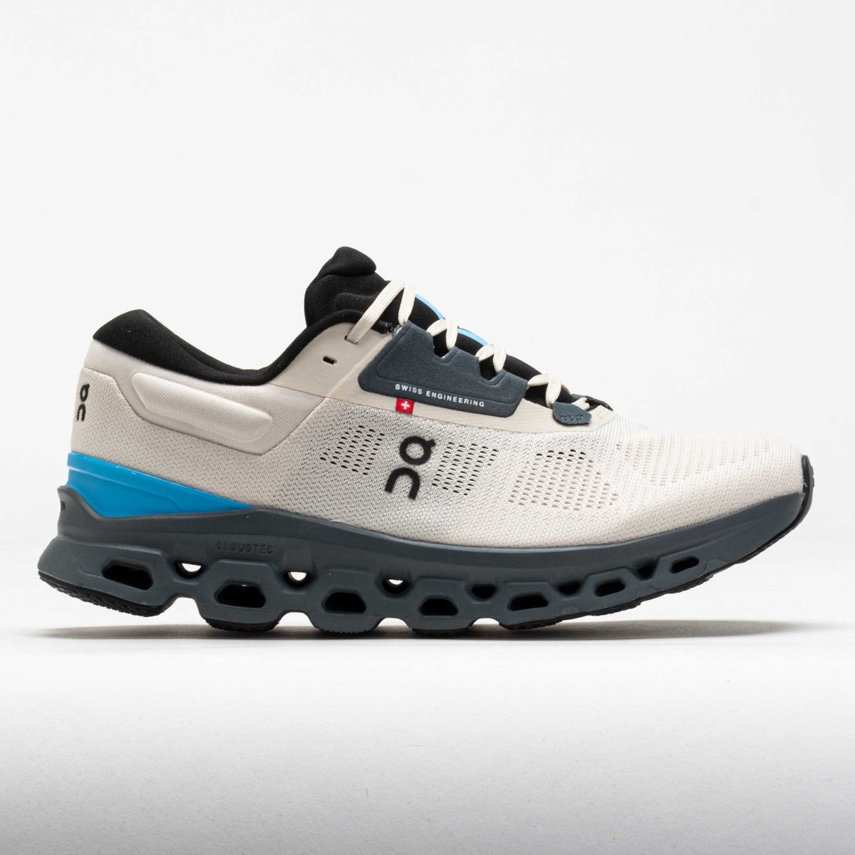 On Cloudstratus 3 Men's Running Shoes Cream/Horizon Size 9.5 Width D - Medium
