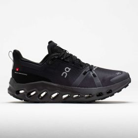On Cloudsurfer Trail Waterproof Men's Trail Running Shoes Black/Eclipse Size 9 Width D - Medium