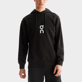 On Club Hoodie Men's Lifestyle Clothing Black, Size Small