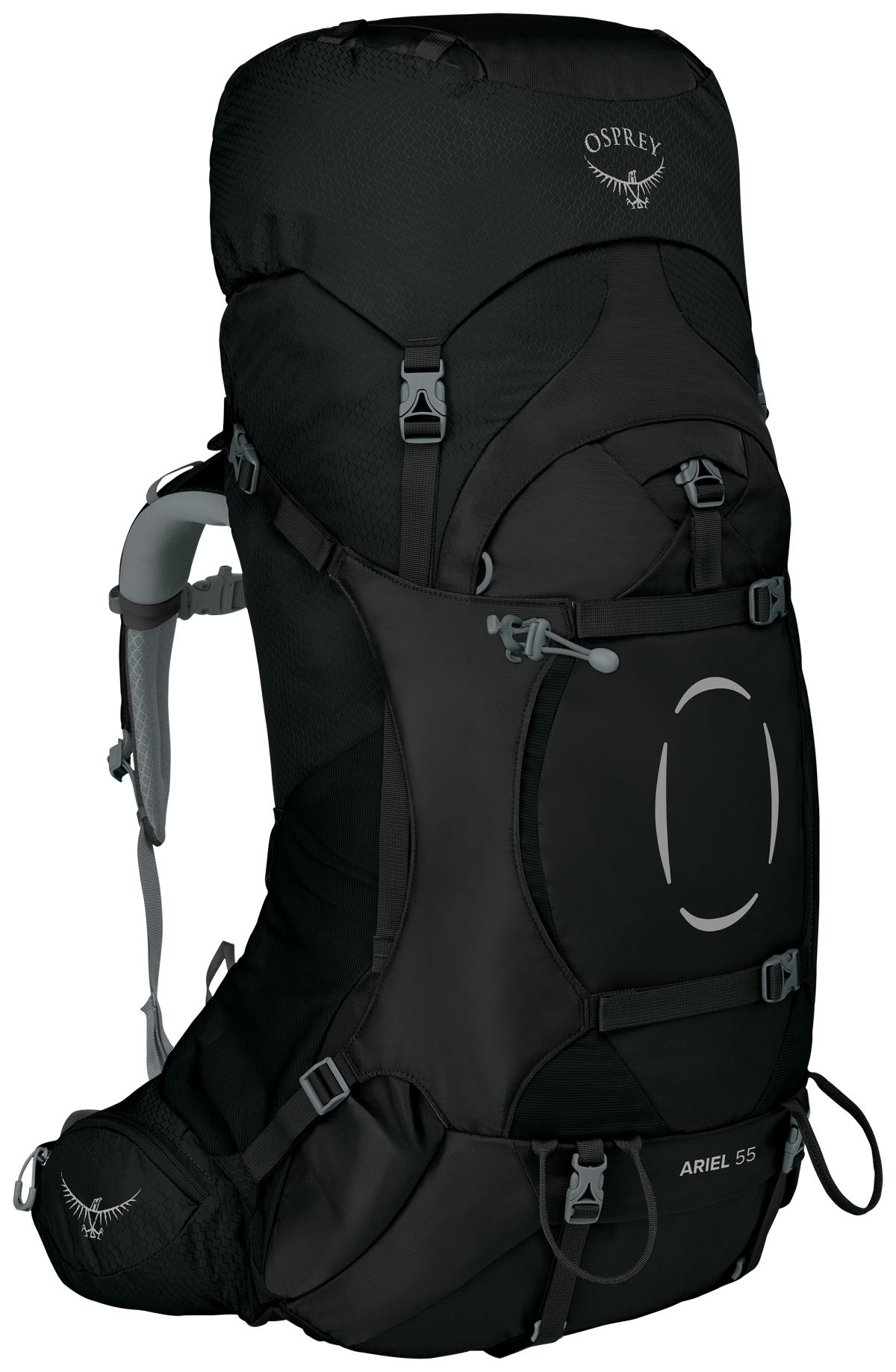Osprey Ariel 55 Backpacks for Ladies - Black - XS/S