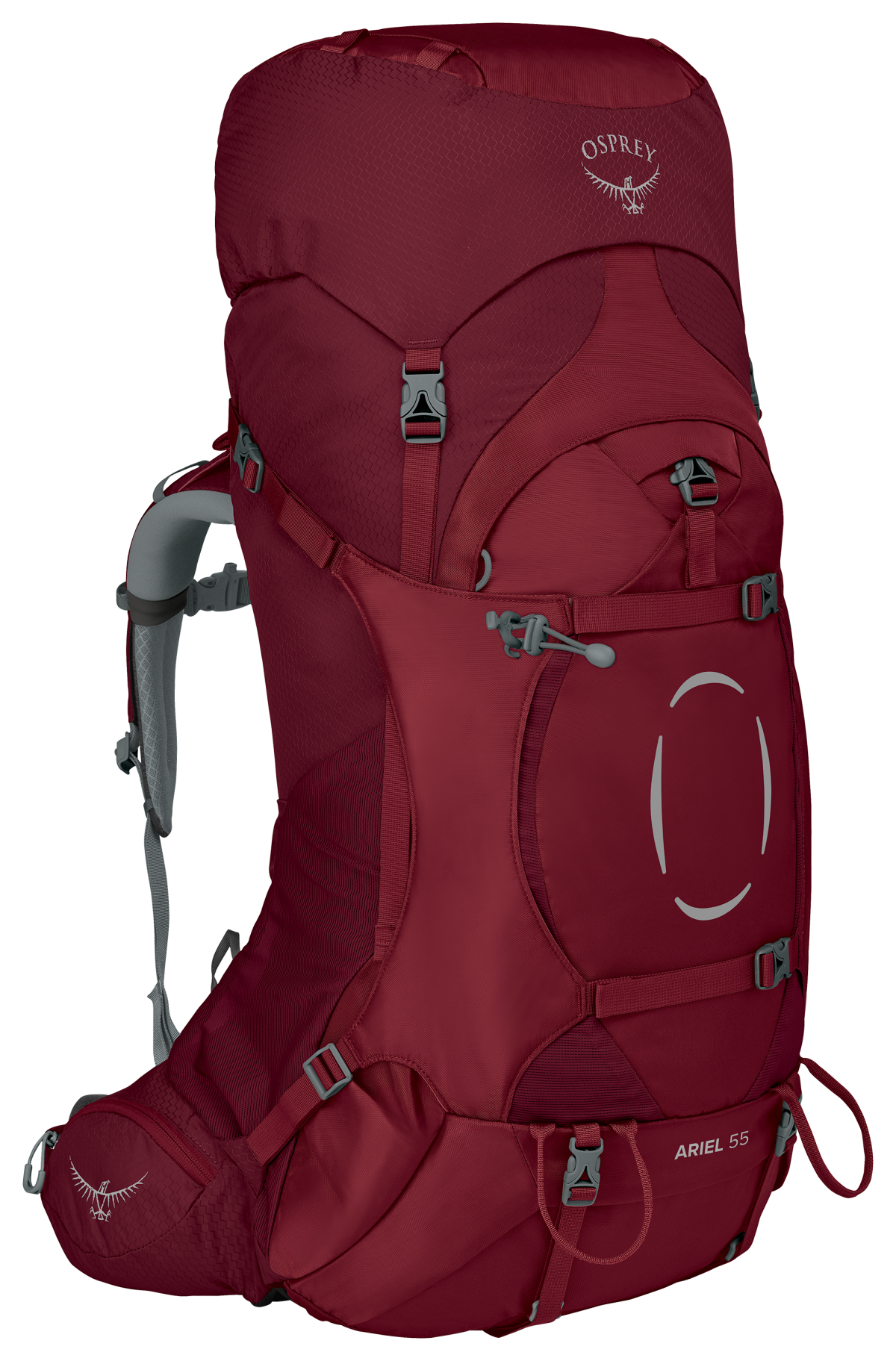 Osprey Ariel 55 Backpacks for Ladies - Claret Red - XS/S