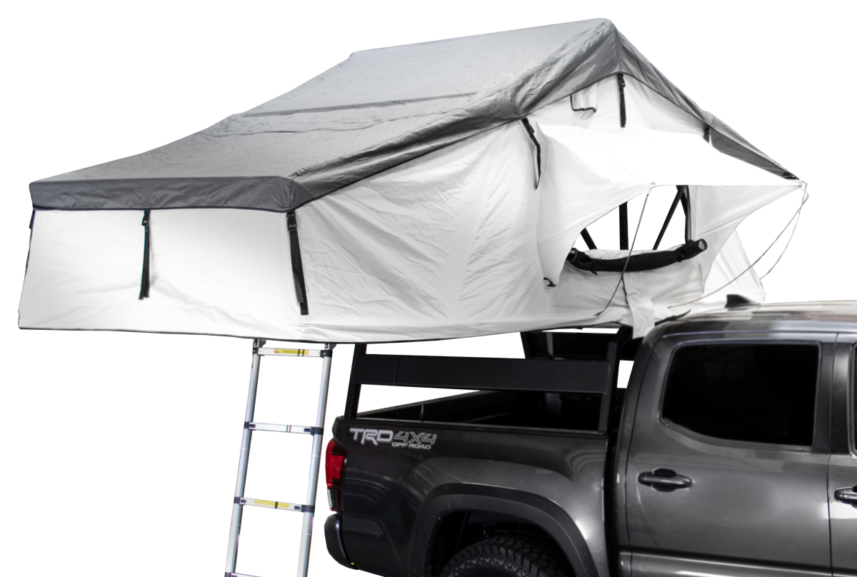 Overland Vehicle Systems Nomadic 3 Extended Roof Top Tent - White/Gray