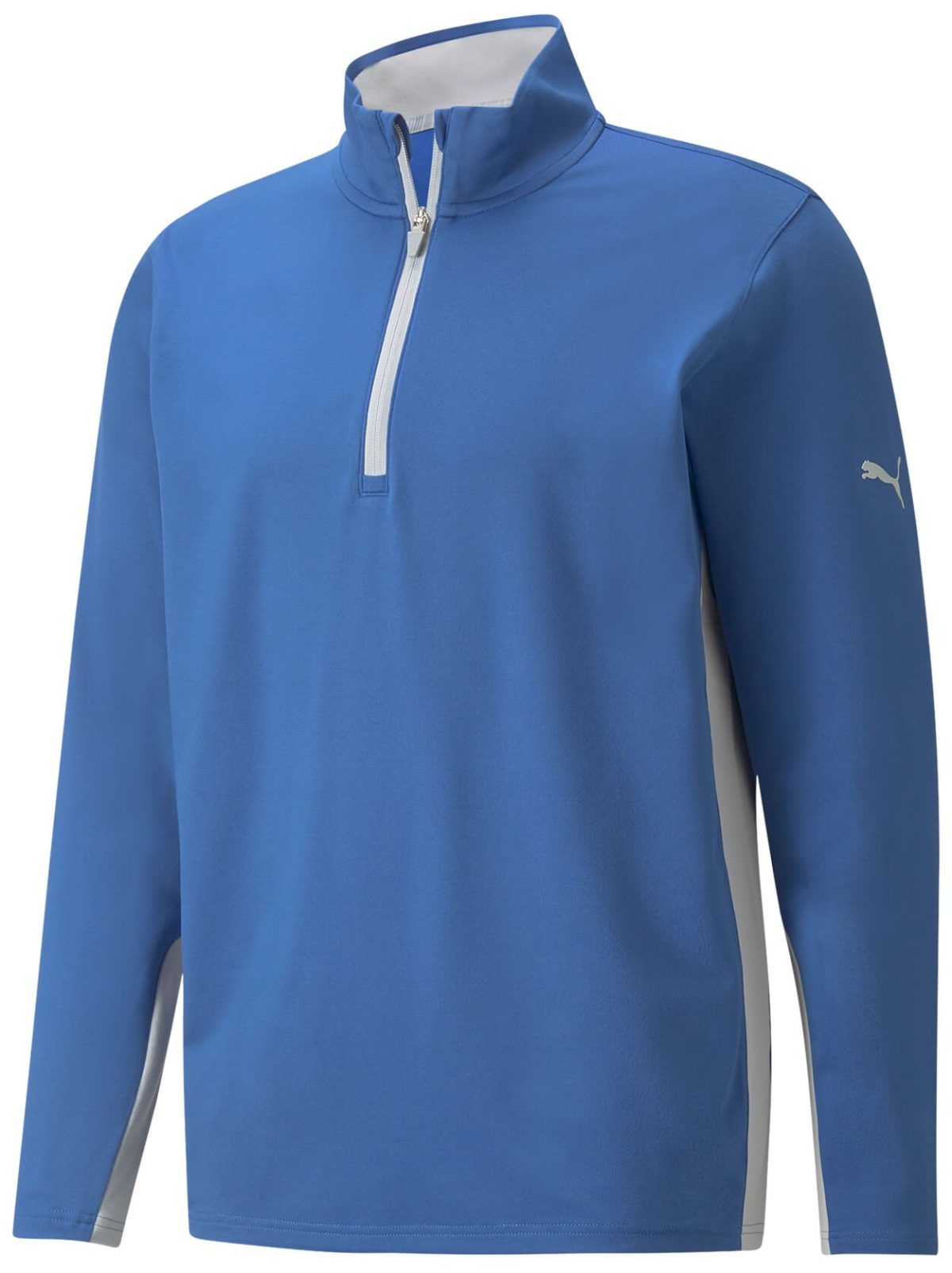 PUMA Gamer Men's Golf Quarter Zip Pullover - Blue, Size: Large
