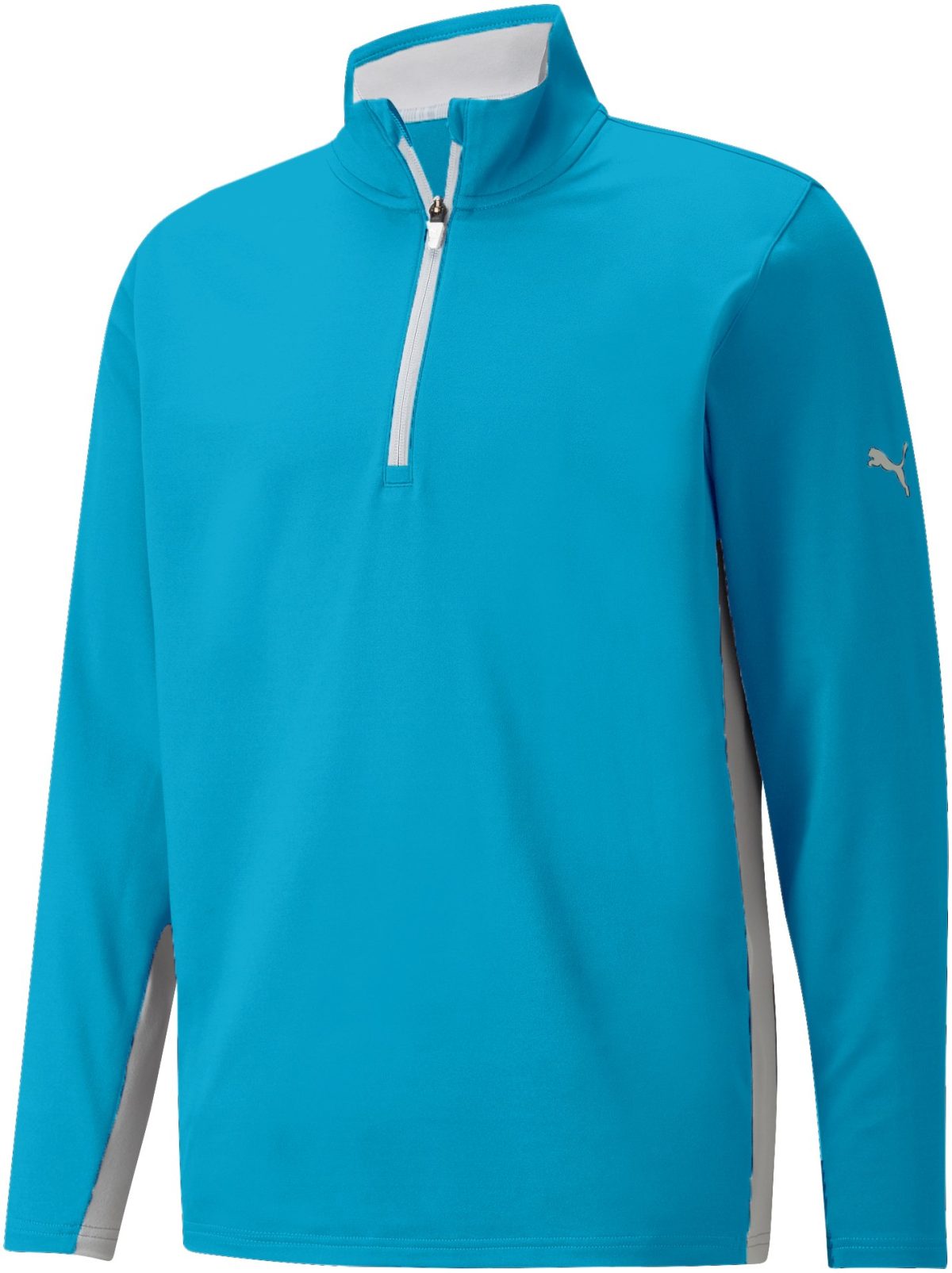 PUMA Gamer Men's Golf Quarter Zip Pullover - Blue, Size: Medium