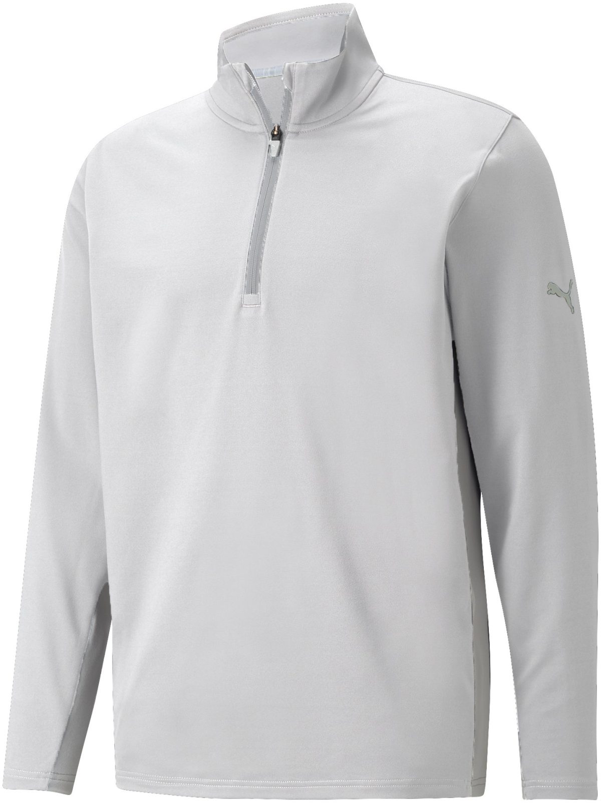 PUMA Gamer Men's Golf Quarter Zip Pullover - Grey, Size: Large