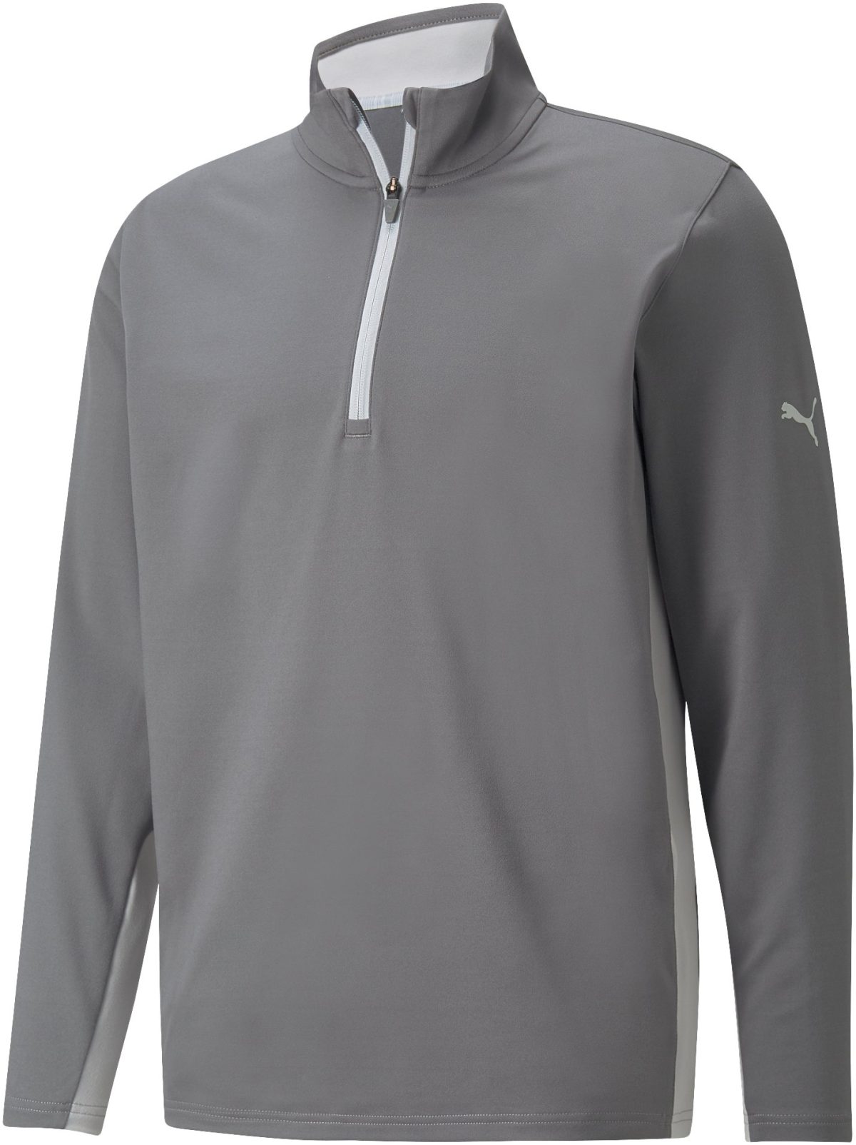 PUMA Gamer Men's Golf Quarter Zip Pullover - Grey, Size: X-Large