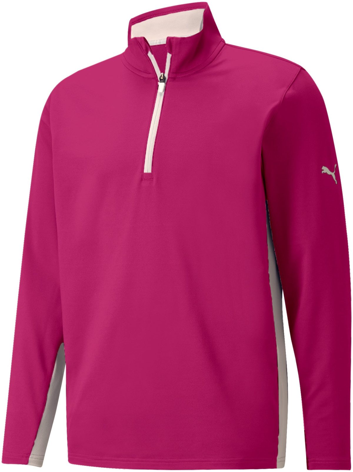 PUMA Gamer Men's Golf Quarter Zip Pullover - Pink, Size: Large