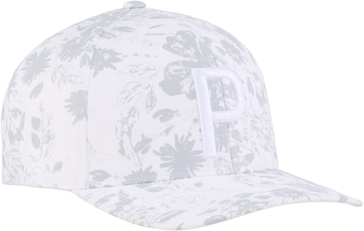 PUMA Roses Snapback Men's Golf Hat - White, Size: One Size