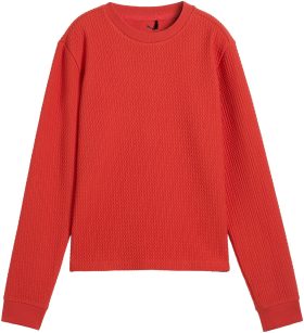 PUMA Womens Boulder Crew Golf Sweater - Red, Size: Large