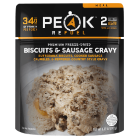 Peak Refuel Biscuits and Sausage Gravy