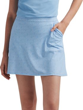 Peter Millar Womens Mar-Tee-Ni Break Sally Trim 16 Inch Golf Skort - Red, Size: Small